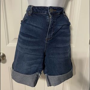 Denim shorts